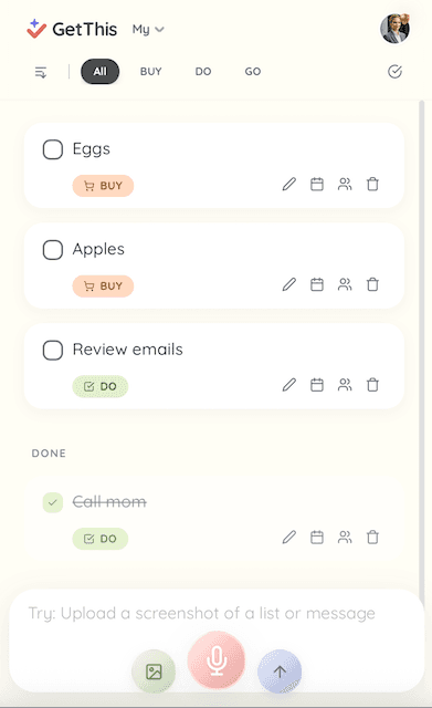 🎙️ 이제 음성으로 태스크를 '완료' 처리하세요! (Voice Task Completion)